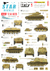 Star Decals 72-A1025 German tanks in Italy # 5. Cassino 1944. 1/72